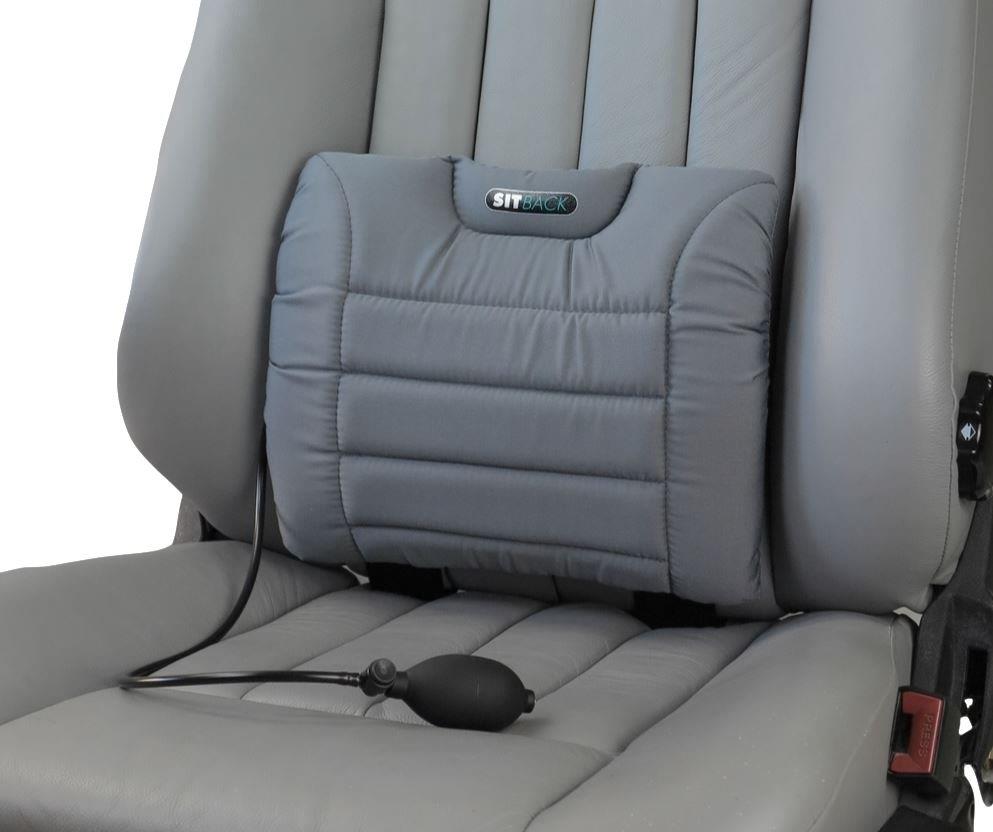 Bild des Artikels SITBACK AIR Fahrzeug Rückenkissen mit aufblasbarem Luftkissen grau